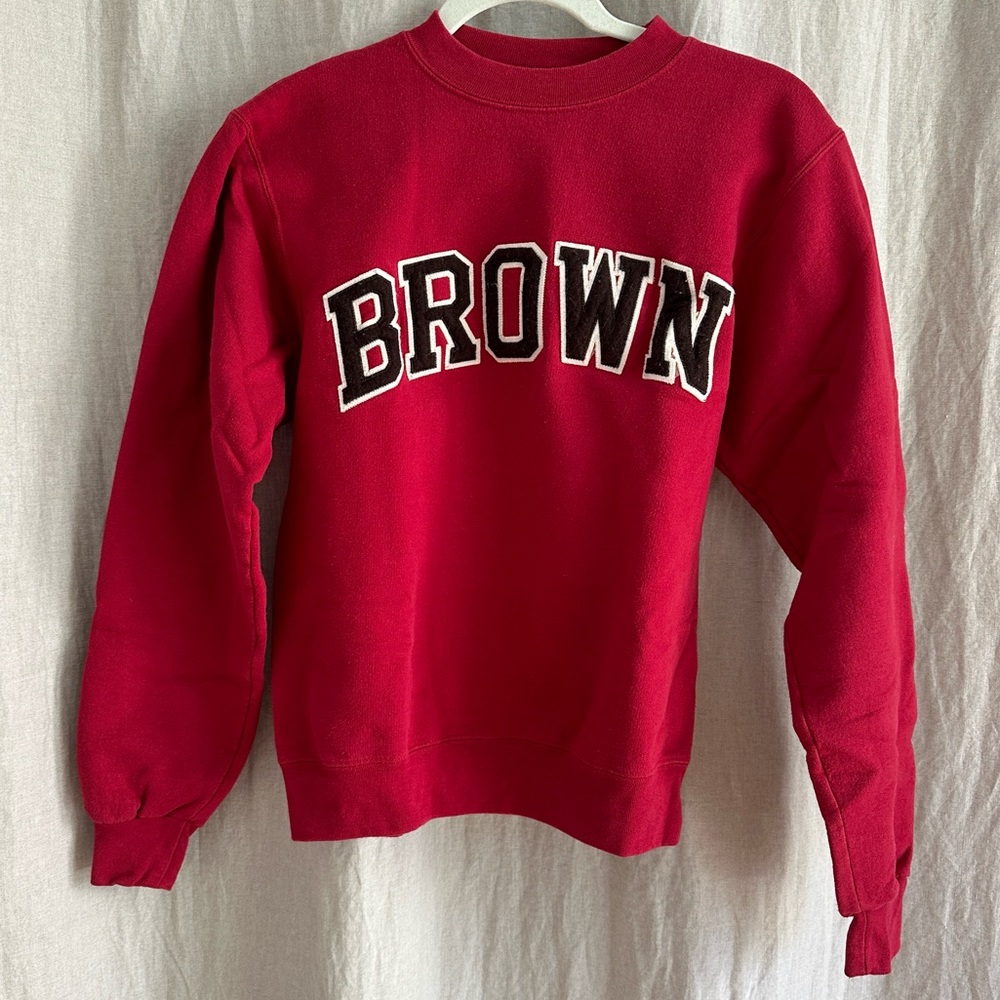 Brown University Champion Vintage Crew Sweatshirt